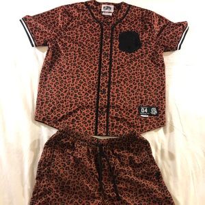 BBC(BILLIONAIRE BOYS CLUB) Cheetah print Jump suit